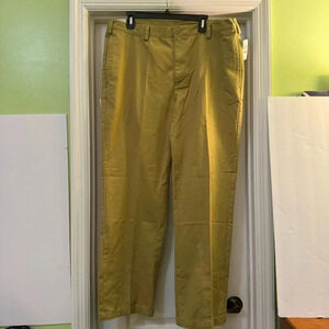 IZOD American Chino Mon-Iron Flat Front Classic Pants